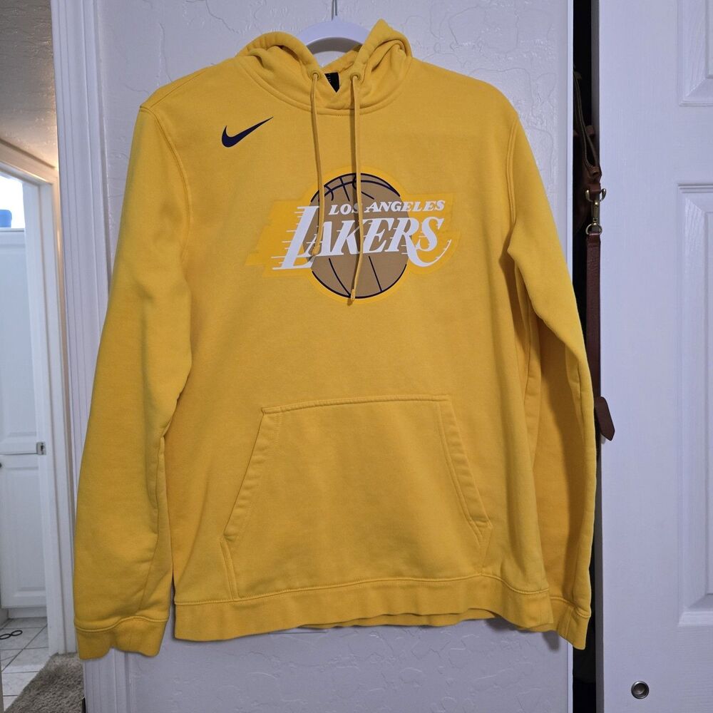 Los Angeles Lakers Nike Gold  2019/20 City Edition Pullover Hoodie large GUC